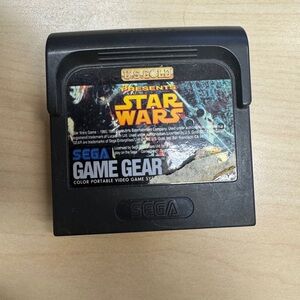 Sega Game Gear Star Wars Cartridge - Black